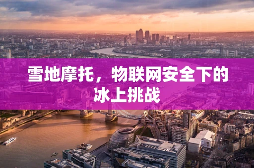 雪地摩托，物联网安全下的冰上挑战