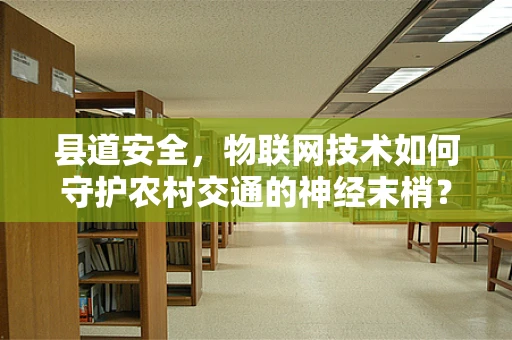 县道安全，物联网技术如何守护农村交通的神经末梢？