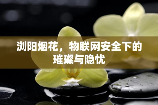 浏阳烟花，物联网安全下的璀璨与隐忧