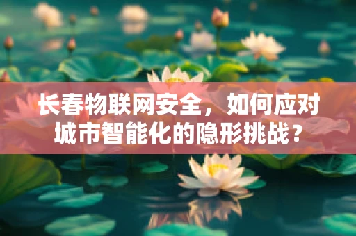 长春物联网安全，如何应对城市智能化的隐形挑战？