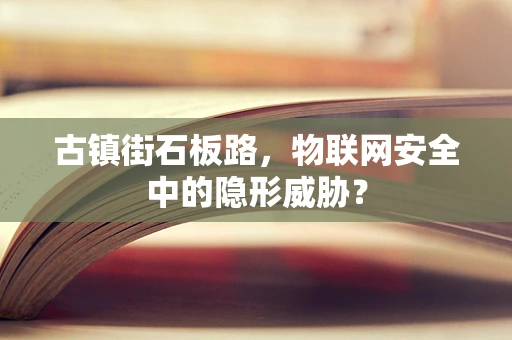 古镇街石板路，物联网安全中的隐形威胁？