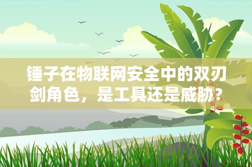 锤子在物联网安全中的双刃剑角色，是工具还是威胁？
