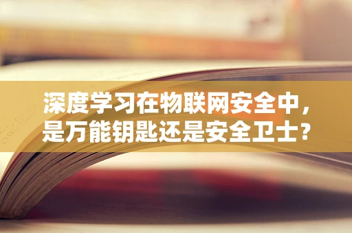 深度学习在物联网安全中，是万能钥匙还是安全卫士？
