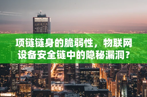 项链链身的脆弱性，物联网设备安全链中的隐秘漏洞？