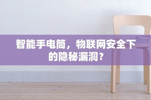 智能手电筒，物联网安全下的隐秘漏洞？