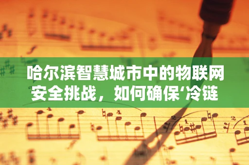 哈尔滨智慧城市中的物联网安全挑战，如何确保‘冷链’数据的安全传输？