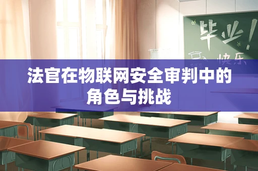 法官在物联网安全审判中的角色与挑战