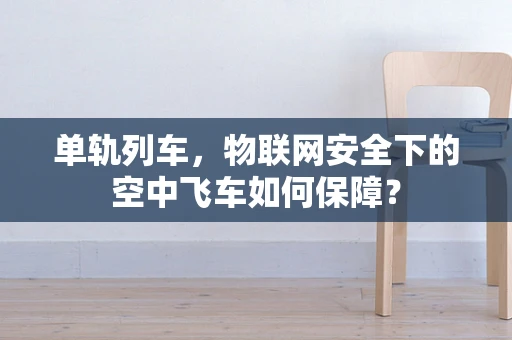 单轨列车，物联网安全下的空中飞车如何保障？