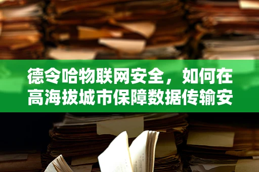 德令哈物联网安全，如何在高海拔城市保障数据传输安全？