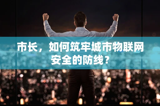 市长，如何筑牢城市物联网安全的防线？