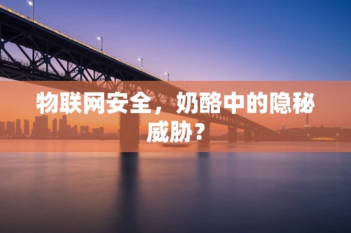 物联网安全，奶酪中的隐秘威胁？