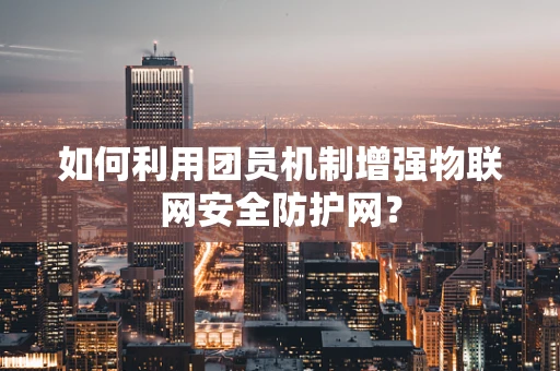 如何利用团员机制增强物联网安全防护网？