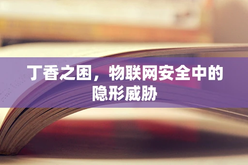 丁香之困，物联网安全中的隐形威胁