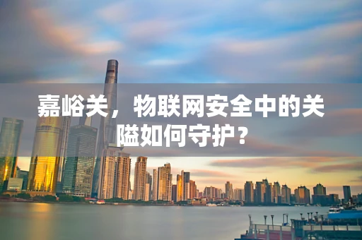 嘉峪关，物联网安全中的关隘如何守护？