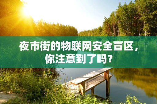夜市街的物联网安全盲区，你注意到了吗？