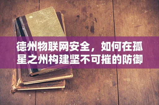 德州物联网安全，如何在孤星之州构建坚不可摧的防御网？