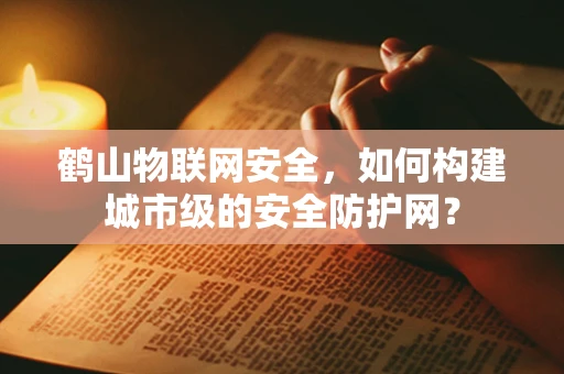 鹤山物联网安全，如何构建城市级的安全防护网？