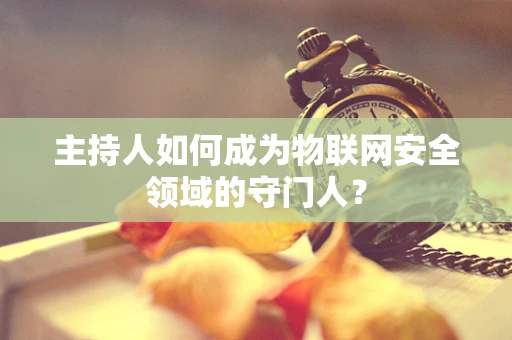 主持人如何成为物联网安全领域的守门人？