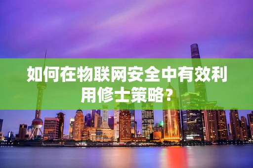 如何在物联网安全中有效利用修士策略？