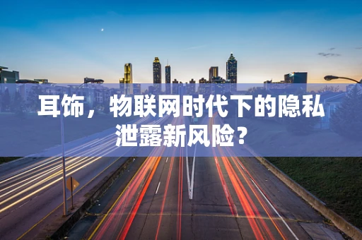 耳饰，物联网时代下的隐私泄露新风险？