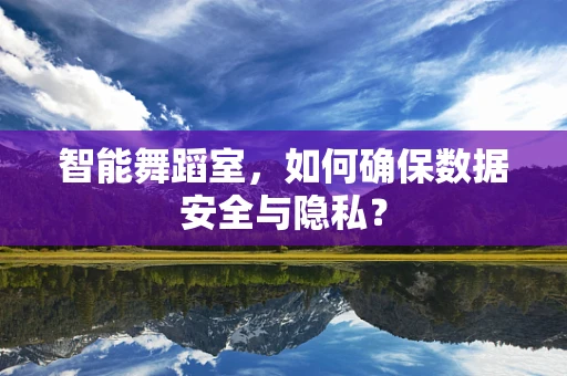 智能舞蹈室，如何确保数据安全与隐私？