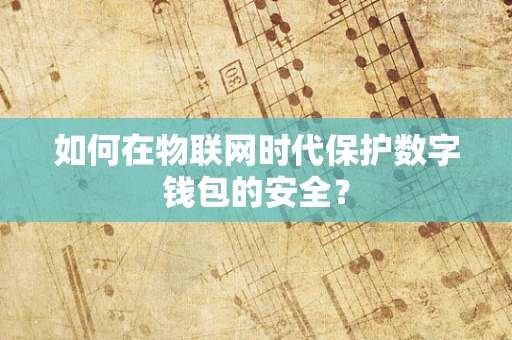 如何在物联网时代保护数字钱包的安全？