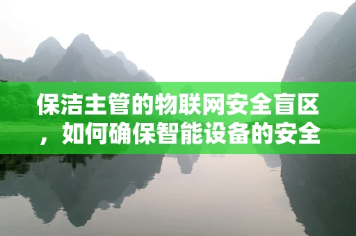 保洁主管的物联网安全盲区，如何确保智能设备的安全？
