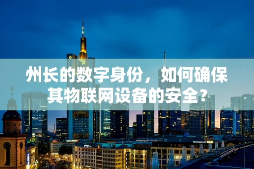 州长的数字身份，如何确保其物联网设备的安全？