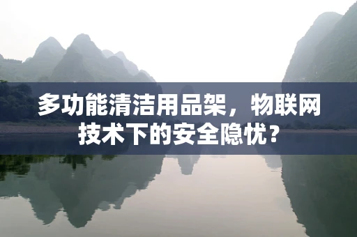 多功能清洁用品架，物联网技术下的安全隐忧？
