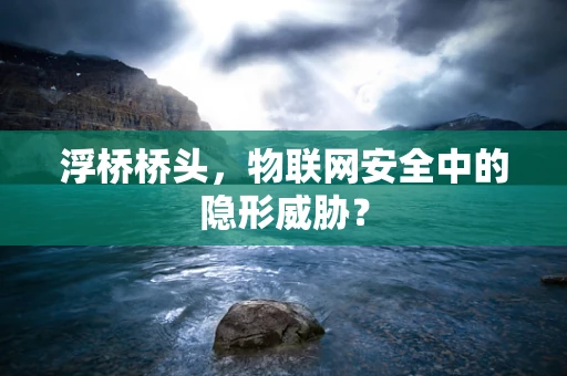 浮桥桥头，物联网安全中的隐形威胁？