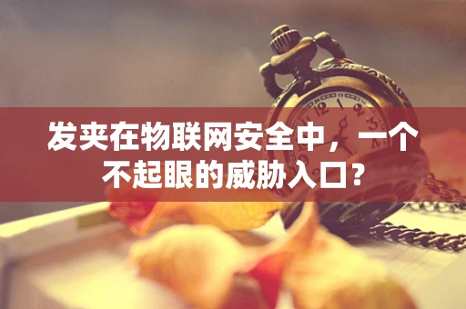 发夹在物联网安全中，一个不起眼的威胁入口？