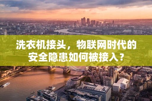 洗衣机接头，物联网时代的安全隐患如何被接入？
