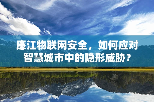 廉江物联网安全，如何应对智慧城市中的隐形威胁？