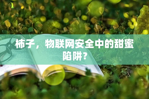 柿子，物联网安全中的甜蜜陷阱？