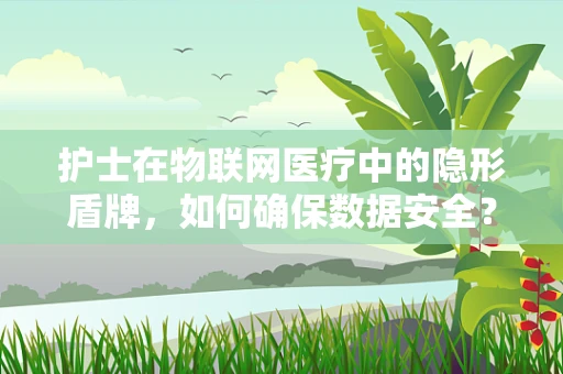 护士在物联网医疗中的隐形盾牌，如何确保数据安全？