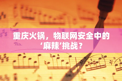 重庆火锅，物联网安全中的‘麻辣’挑战？