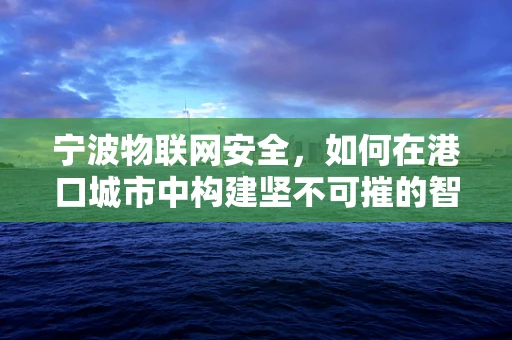 宁波物联网安全，如何在港口城市中构建坚不可摧的智能防线？