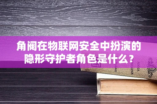 角阀在物联网安全中扮演的隐形守护者角色是什么？