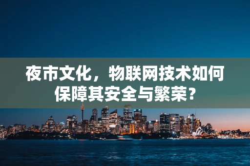 夜市文化，物联网技术如何保障其安全与繁荣？