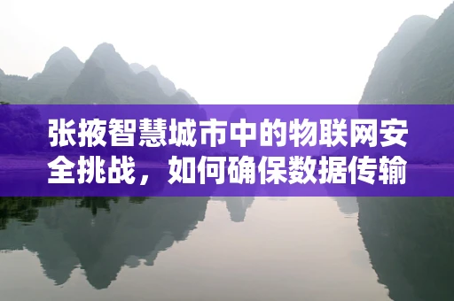 张掖智慧城市中的物联网安全挑战，如何确保数据传输的‘零’风险？