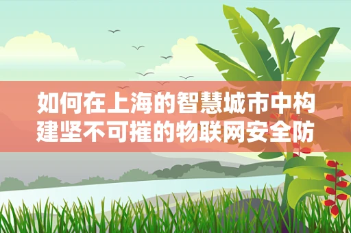 如何在上海的智慧城市中构建坚不可摧的物联网安全防线？