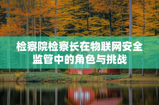 检察院检察长在物联网安全监管中的角色与挑战