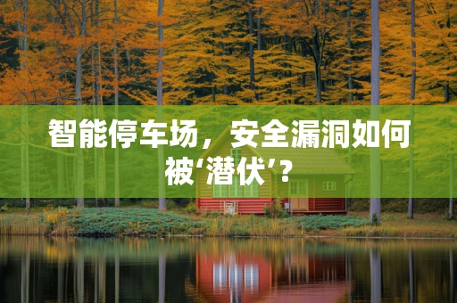智能停车场，安全漏洞如何被‘潜伏’？