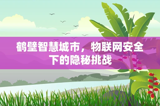 鹤壁智慧城市，物联网安全下的隐秘挑战