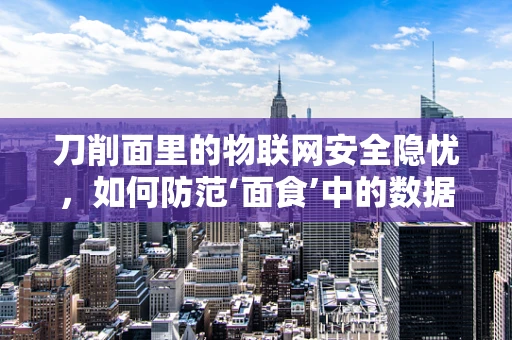 刀削面里的物联网安全隐忧，如何防范‘面食’中的数据泄露？