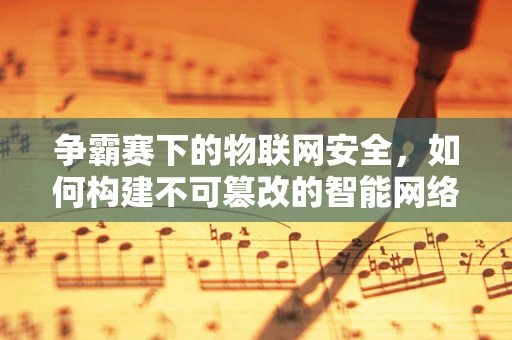 争霸赛下的物联网安全，如何构建不可篡改的智能网络？