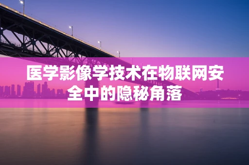 医学影像学技术在物联网安全中的隐秘角落
