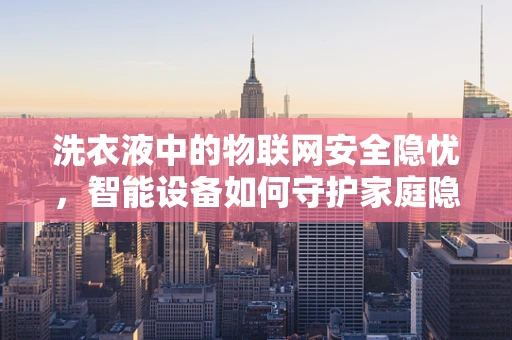 洗衣液中的物联网安全隐忧，智能设备如何守护家庭隐私？