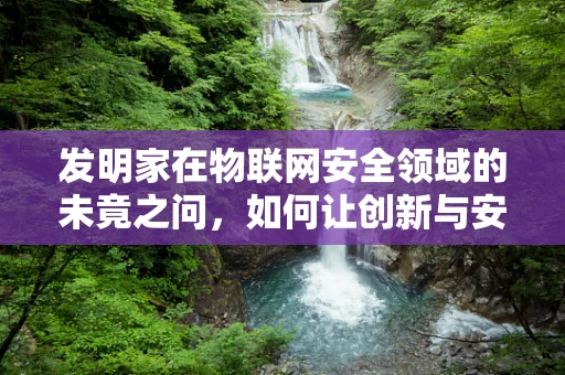 发明家在物联网安全领域的未竟之问，如何让创新与安全并行不悖？