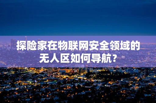 探险家在物联网安全领域的无人区如何导航？